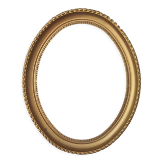Oval golden frame small model