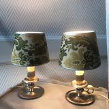 Pair of old bedside lamps