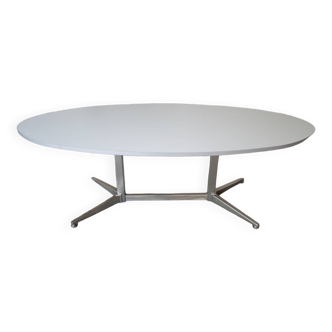 Table de réunion/ bureau ovale design 1970