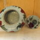 Glazed and gilded ceramic candy by Zulimo Aretini Novara italia 1950