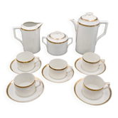 Art Déco Porcelain Coffee Set „Modern”, Porzellanfabrik Merkelsgrün