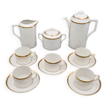 Art Déco Porcelain Coffee Set „Modern”, Porzellanfabrik Merkelsgrün