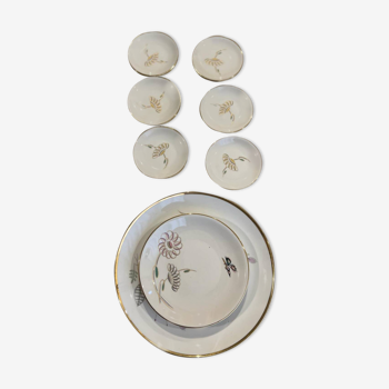 60s porcelain plate sets