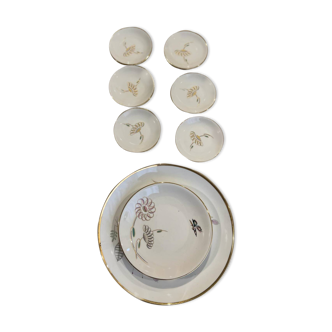 60s porcelain plate sets