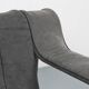 Danish design KEBE steeltube graphic upholstered lounge chair