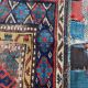 Antique Shahsavand tribal horse cover mat 105x95 cm