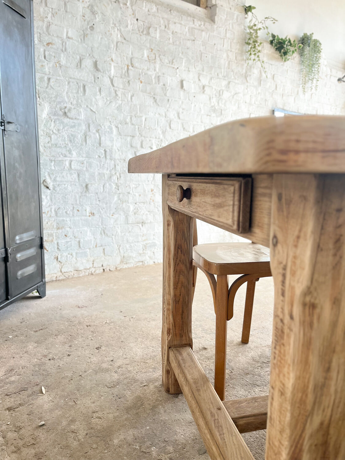 Old oak farmhouse table