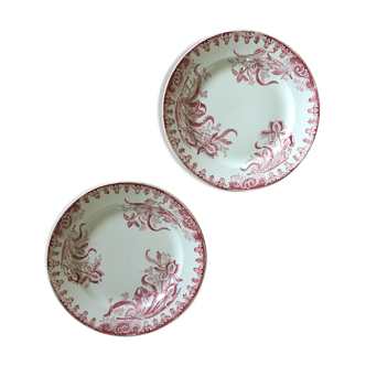 Assiettes Terre de Fer Sainte Amandinois Iris