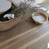 Farmhouse table with drawers for 10 people