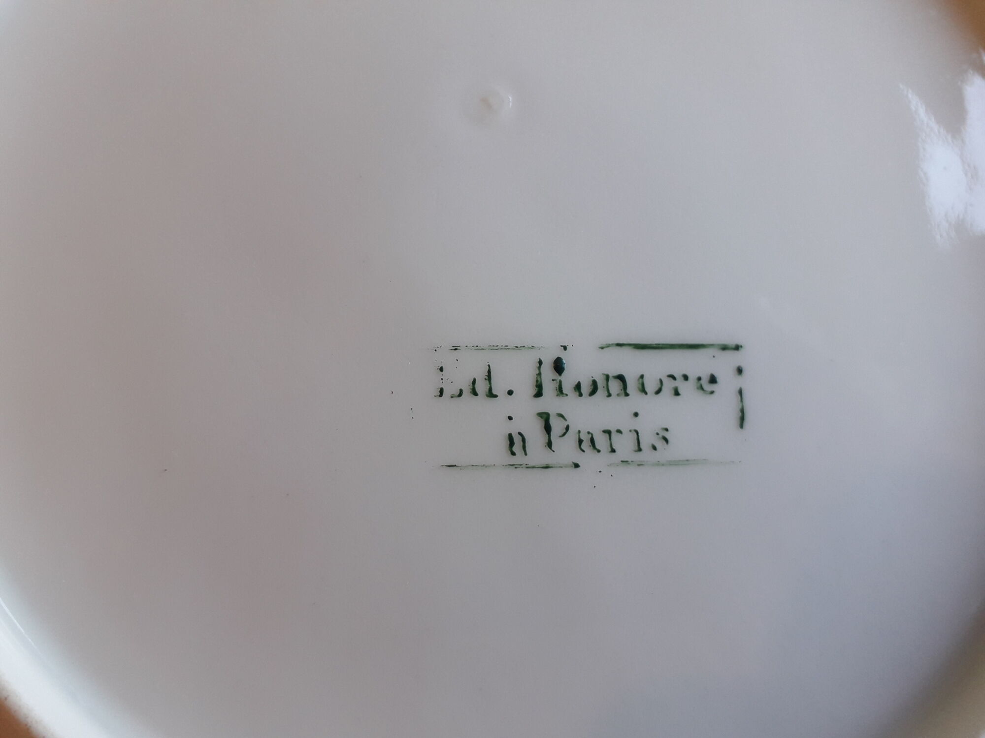 Set of 13 porcelain plates from PARIS - EDMOND HONORE - Early nineteenth