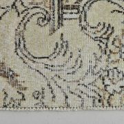 Tapis Persan Vintage Crème Fait Main, Élégance Florale Classique, 194x328