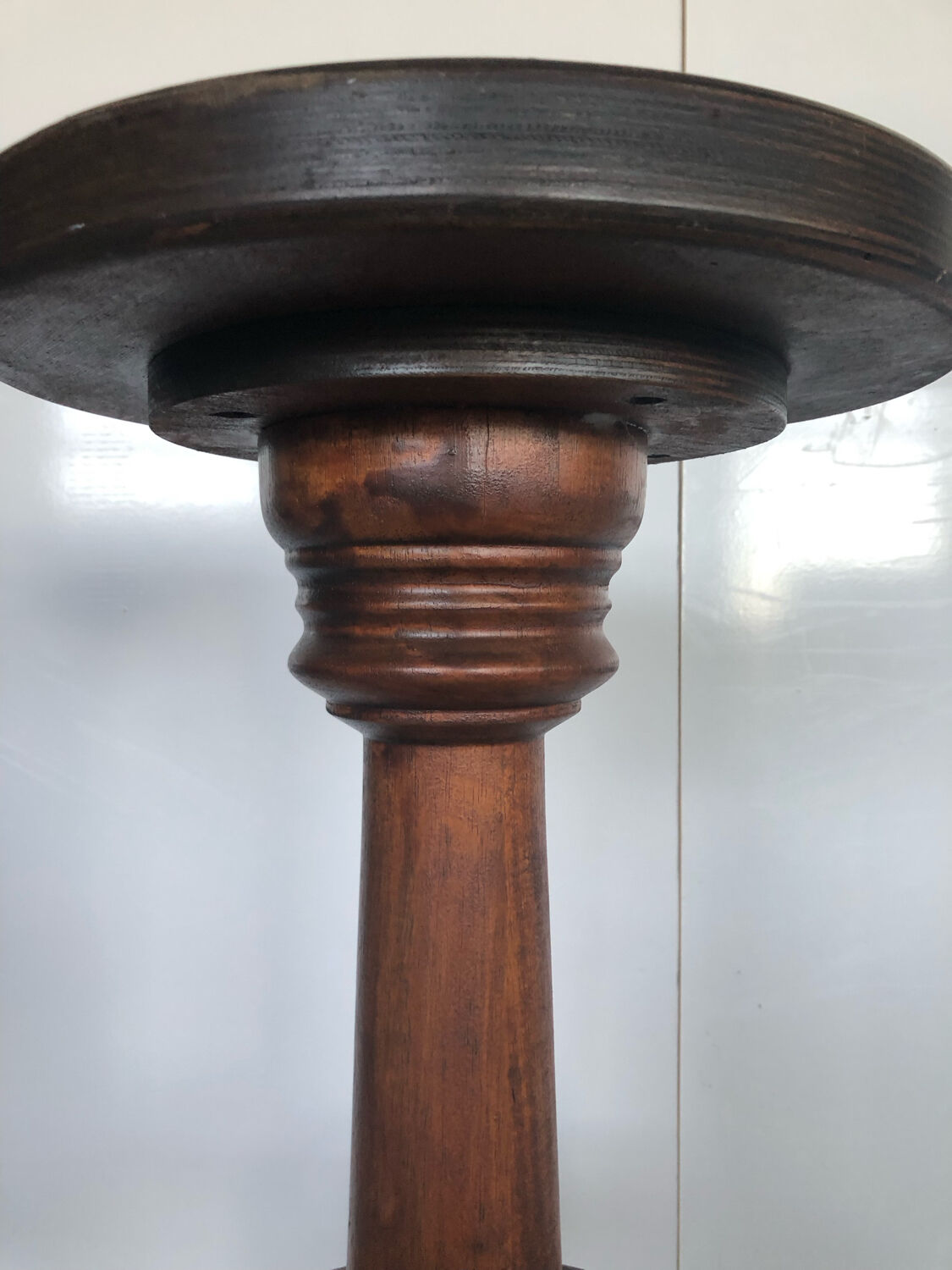 Vinatge solid wood bar top stool