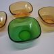 Set of 4 coloured glass bowls / ramekins from Duralex in very good condition.