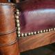 Fauteuil de bureau en acajou, époque Restauration – début XIXe