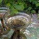 Vintage smoked glass coupes from the 1970s.