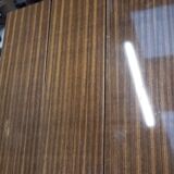 Etagere vintage string metal faux wood very deco 1960