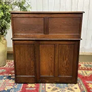 Bureau à cylindre en chêne