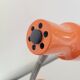 Flexible desk lamp orange
