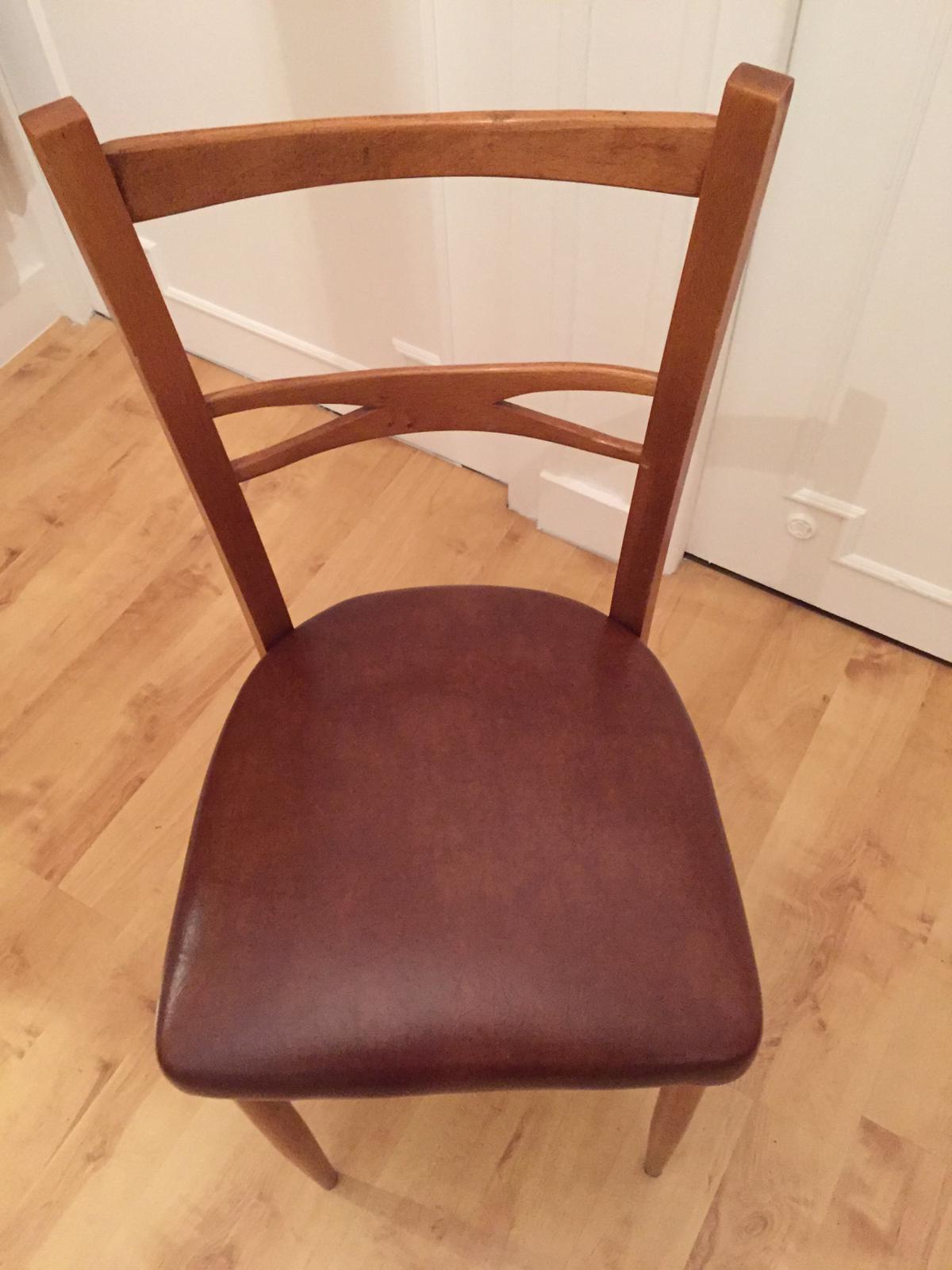 Lot de 6 chaises Mocholi années 60