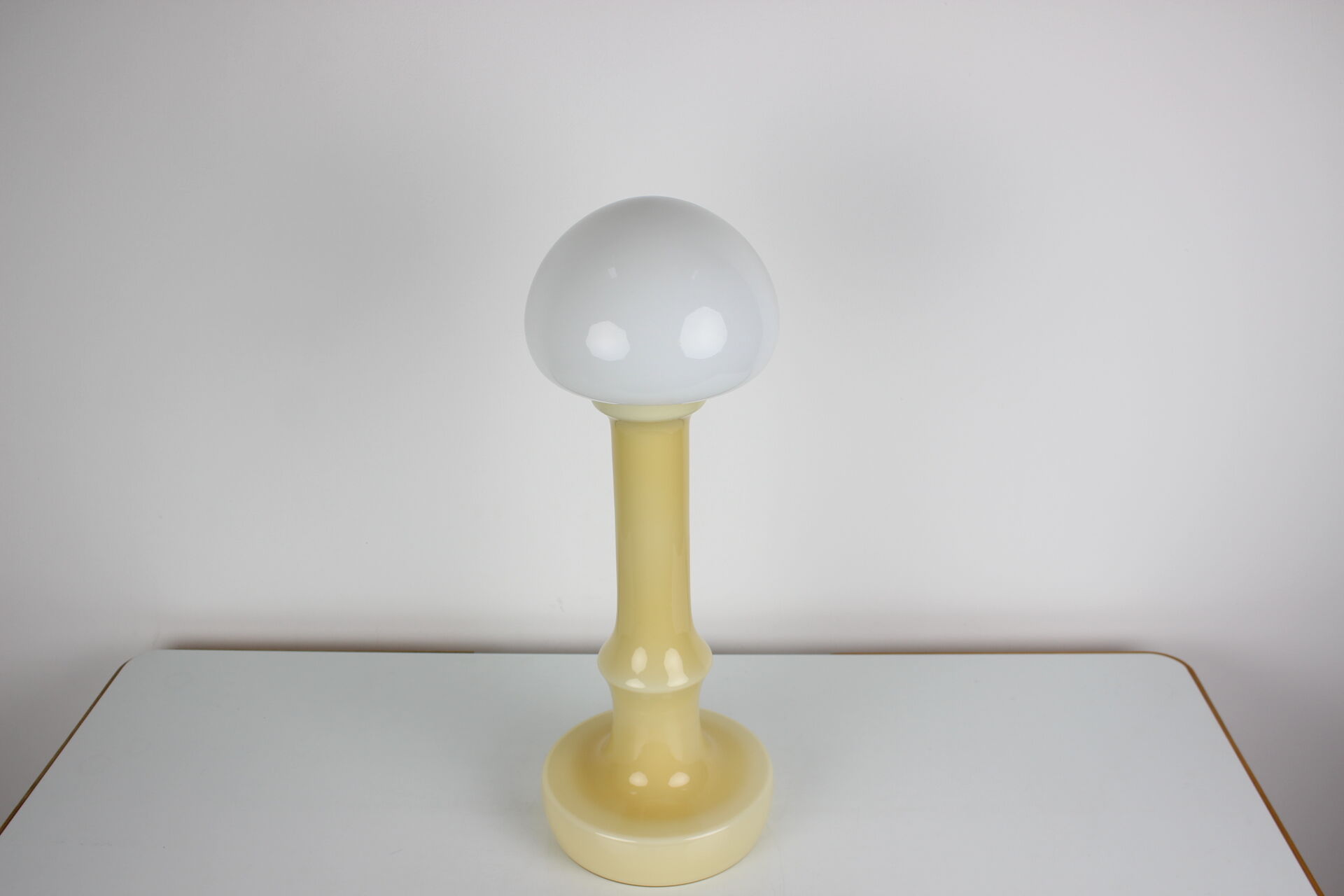 Mid-century  all glass table lamp designed by Ivan Jakeš, 1970's.