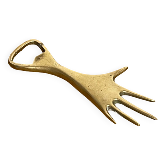 Brass bottle opener