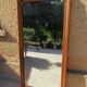 Walnut bevelled mirror 1900