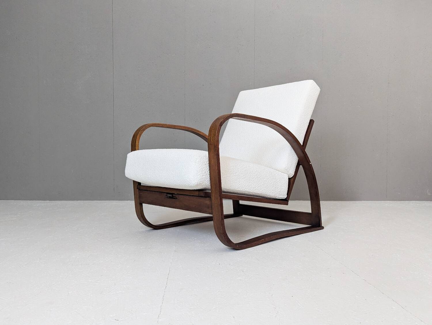 Adjustable H 70 Lounge Chair by Jindřich Halabala for UP Závody, 1930s