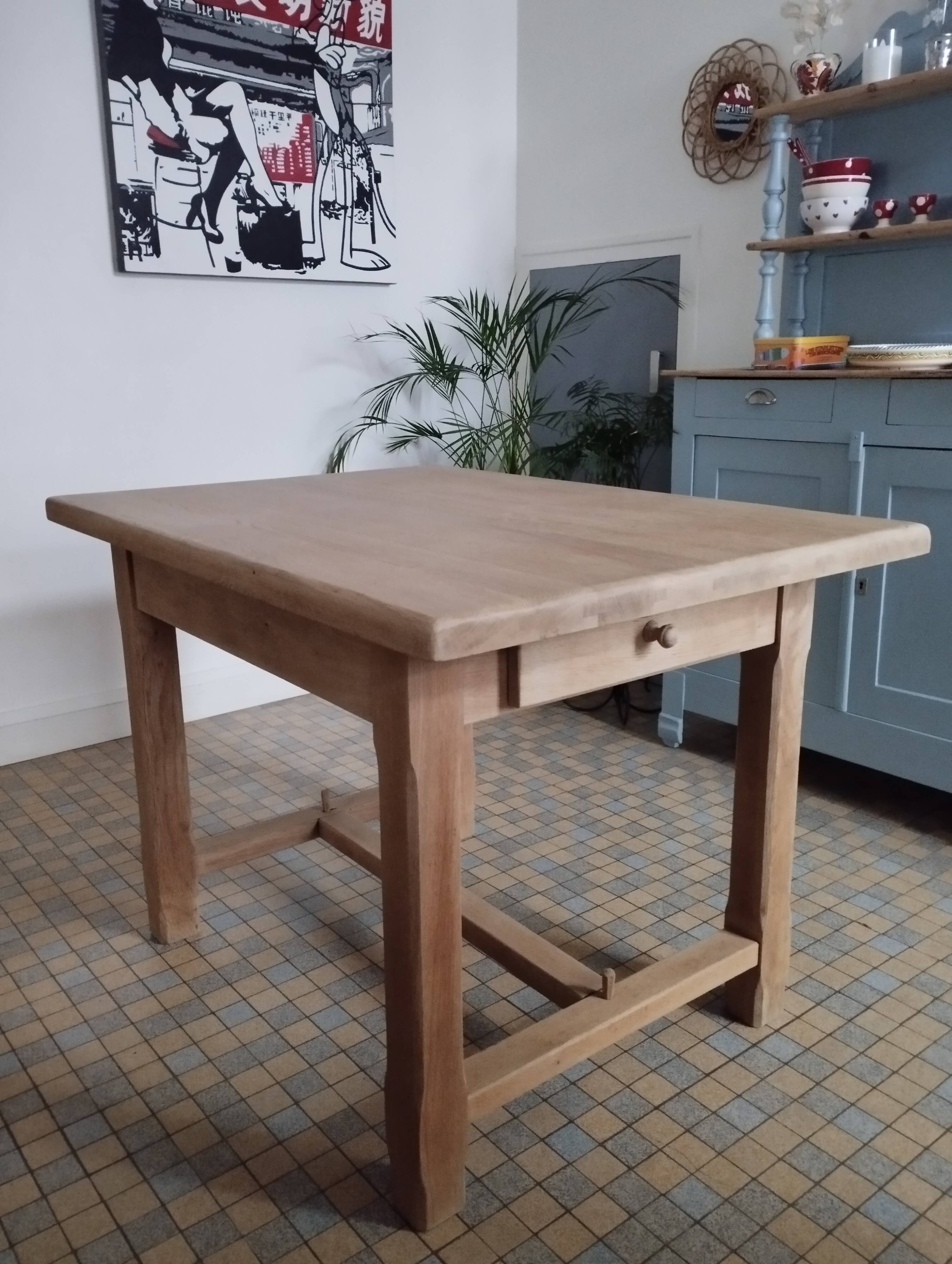 Vintage farmhouse table