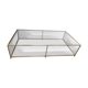 Glass coffee table