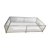 Glass coffee table