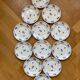 Saint Amand dessert plates blue flowers