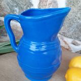 Blue pitcher