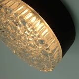 No.2 of 2- staff ceiling lamp or wall lamp model a 226 bubble glass 60s 70s