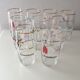 Lot 9 verres à bière vintage