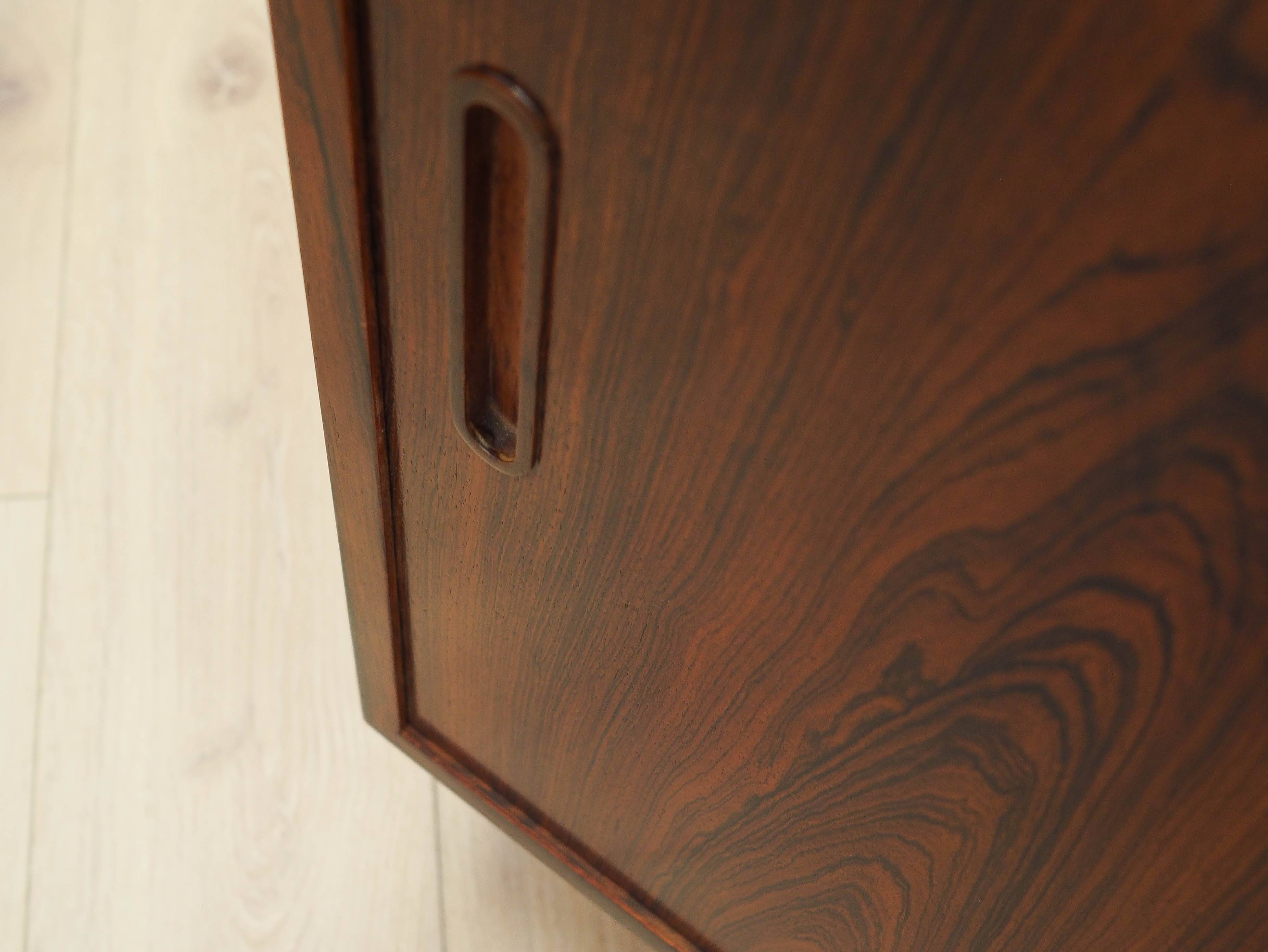 Rosewood cabinet, Danish design, 1970s, manufacturer: Hundevad