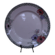 Round dish Terre de Fer Creil and Montereau "Madrid"
