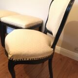 Fauteuils et 2 tabourets Napoleon III