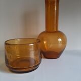 Duo vase vintage blown glass