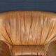 Vintage 20thc pair of italian leather lounge chairs by rossi di albizzate