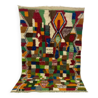 Handmade Moroccan Berber carpet 243 x 157 CM