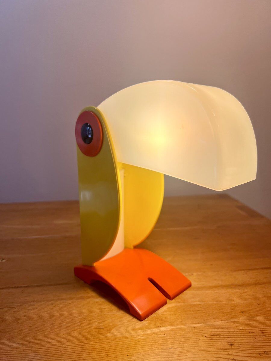 Toucan lamp by Old Timer Ferrari, 1970s