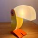 Toucan lamp by Old Timer Ferrari, 1970s