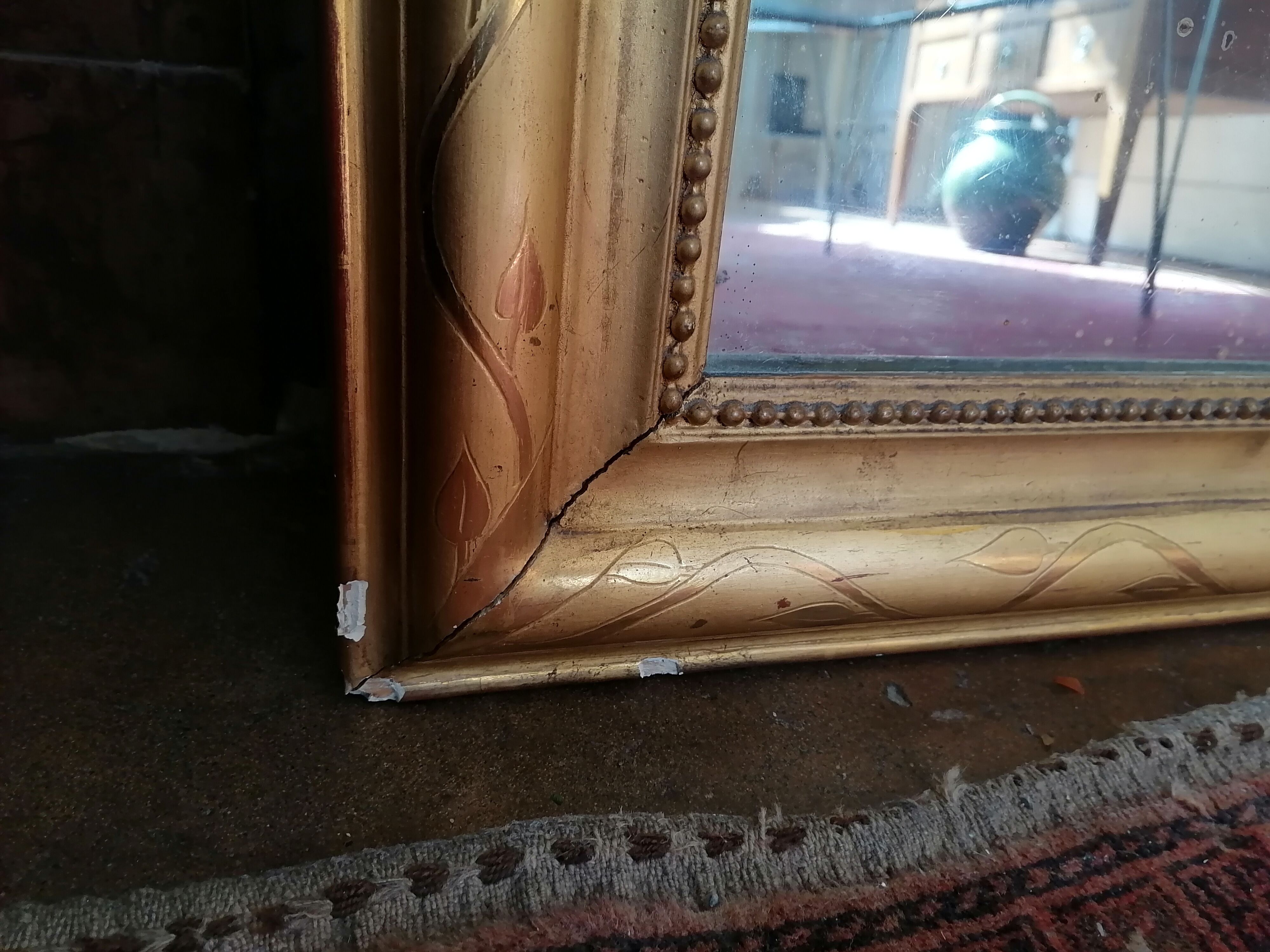 Miroir Louis XVI, 19ème, 148x108cm