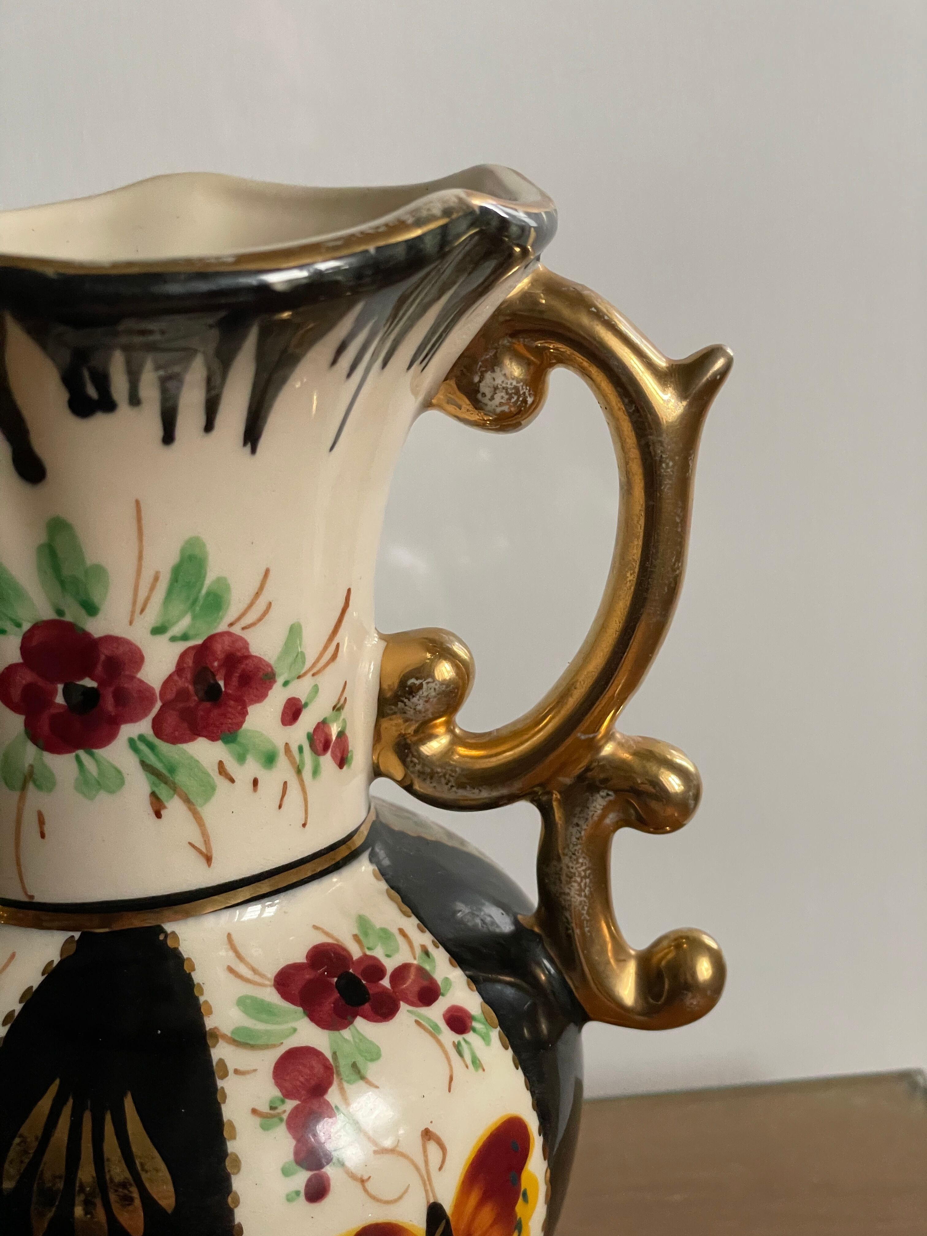 Pair of Saint Ghislain vases made in Belgium