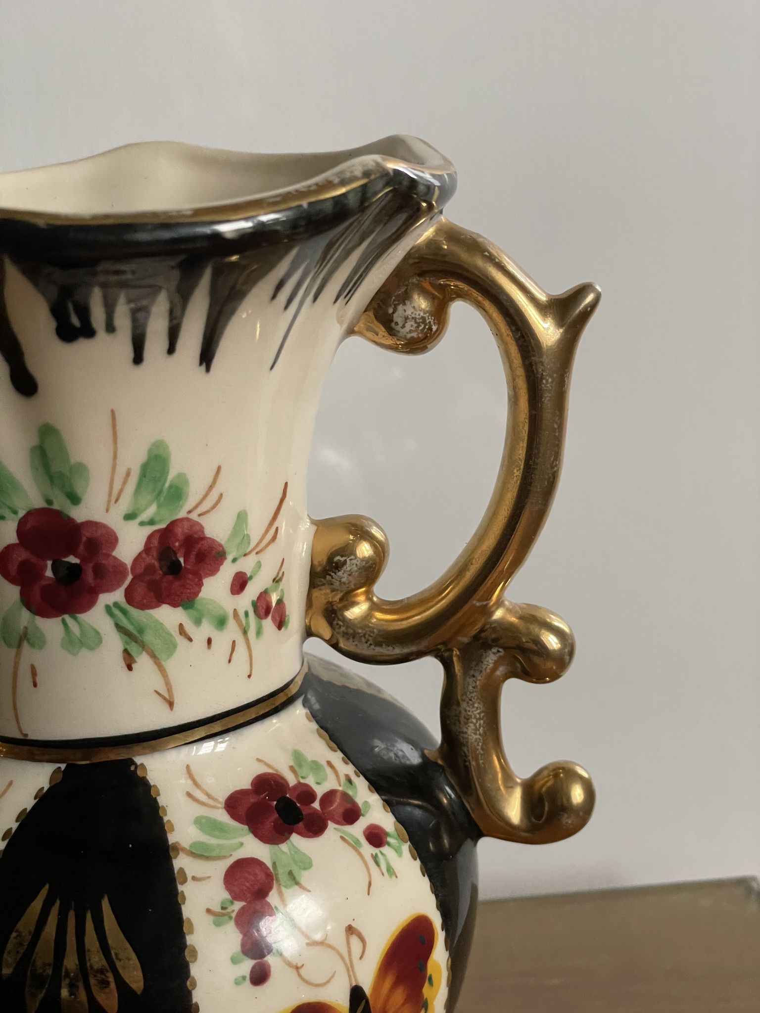 Pair of Saint Ghislain vases made in Belgium