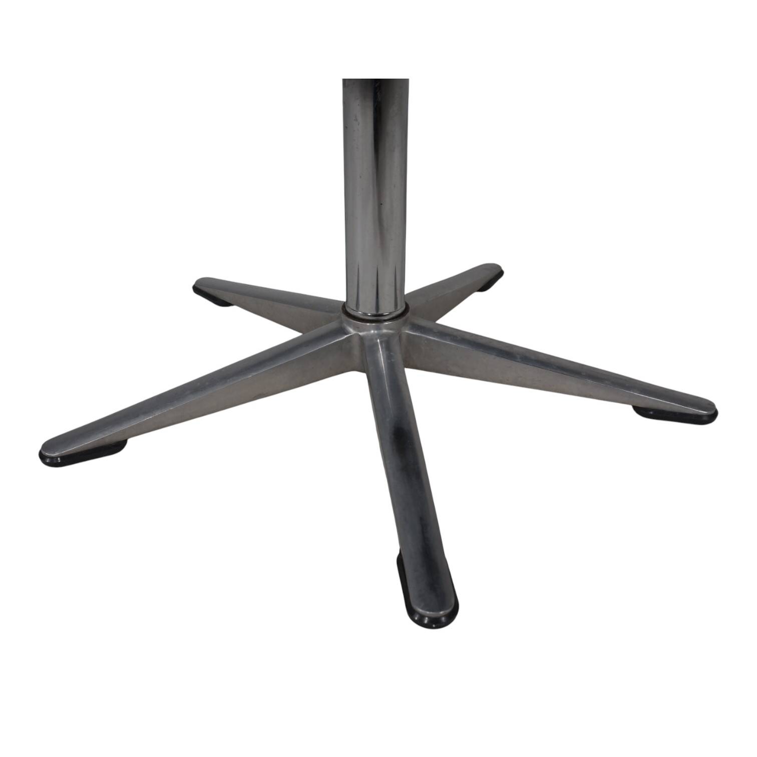 Swivel conference/dining chair in leather Wilkhahn Delta, by Delta Group, 1960