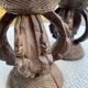 2 Dogon samba stools carved from solid wood