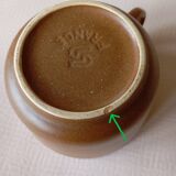 4 Sarreguemines breakfast cups