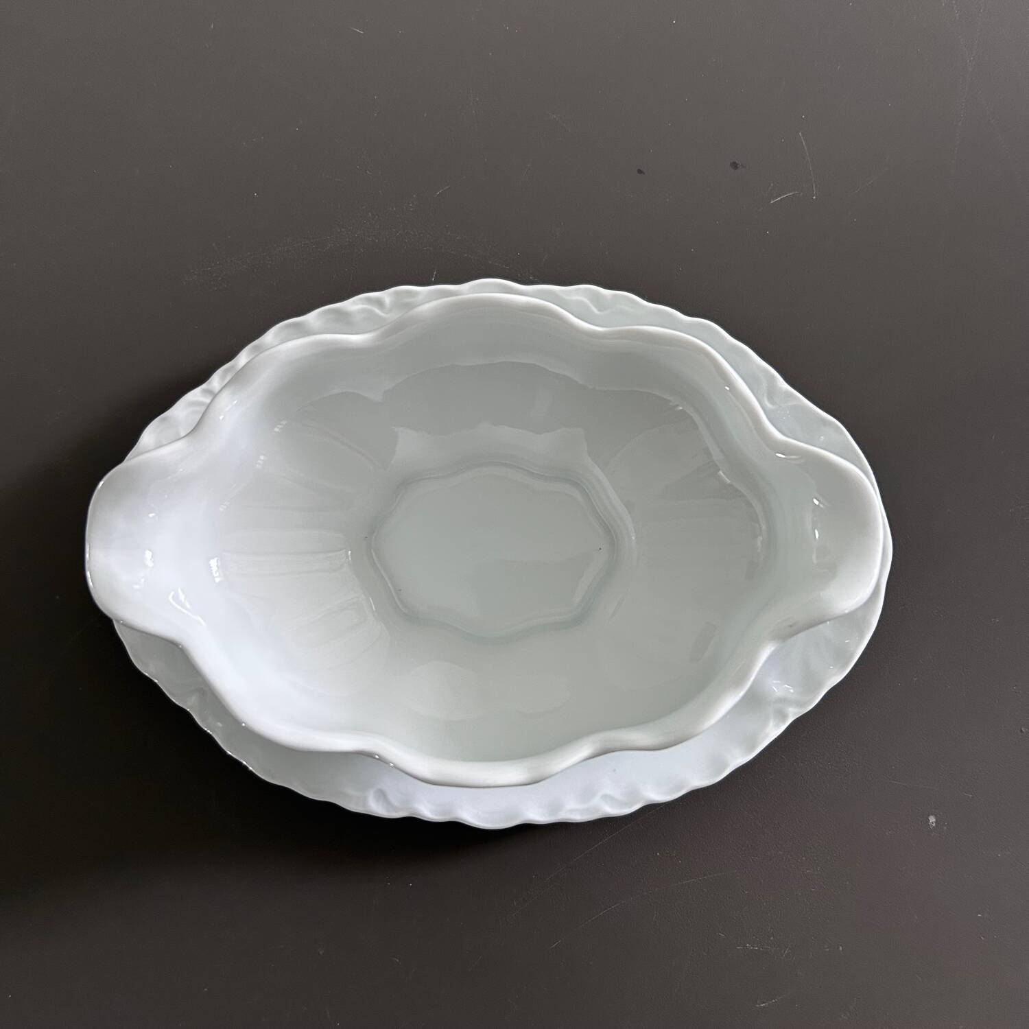 Classic porcelain sauceboat