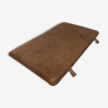 Vintage leather gym mat